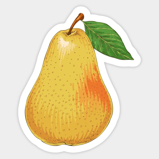 Pear Sticker by deepfuze